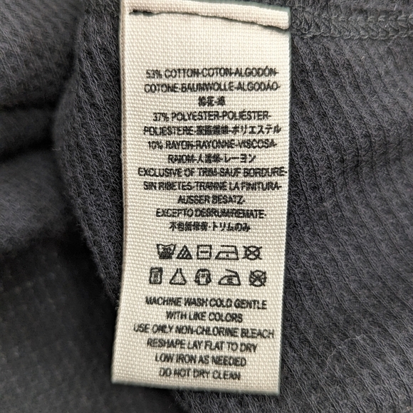 NWT Free People We The Free Wonder Woman Goth Mock Neck Thermal Tunic XS - Picture 12 of 13